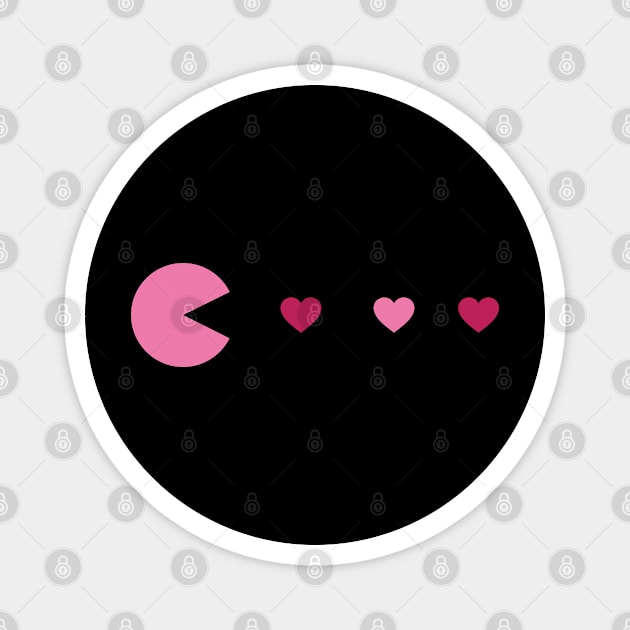 Pacman valentine's Day Magnet by Coolthings
